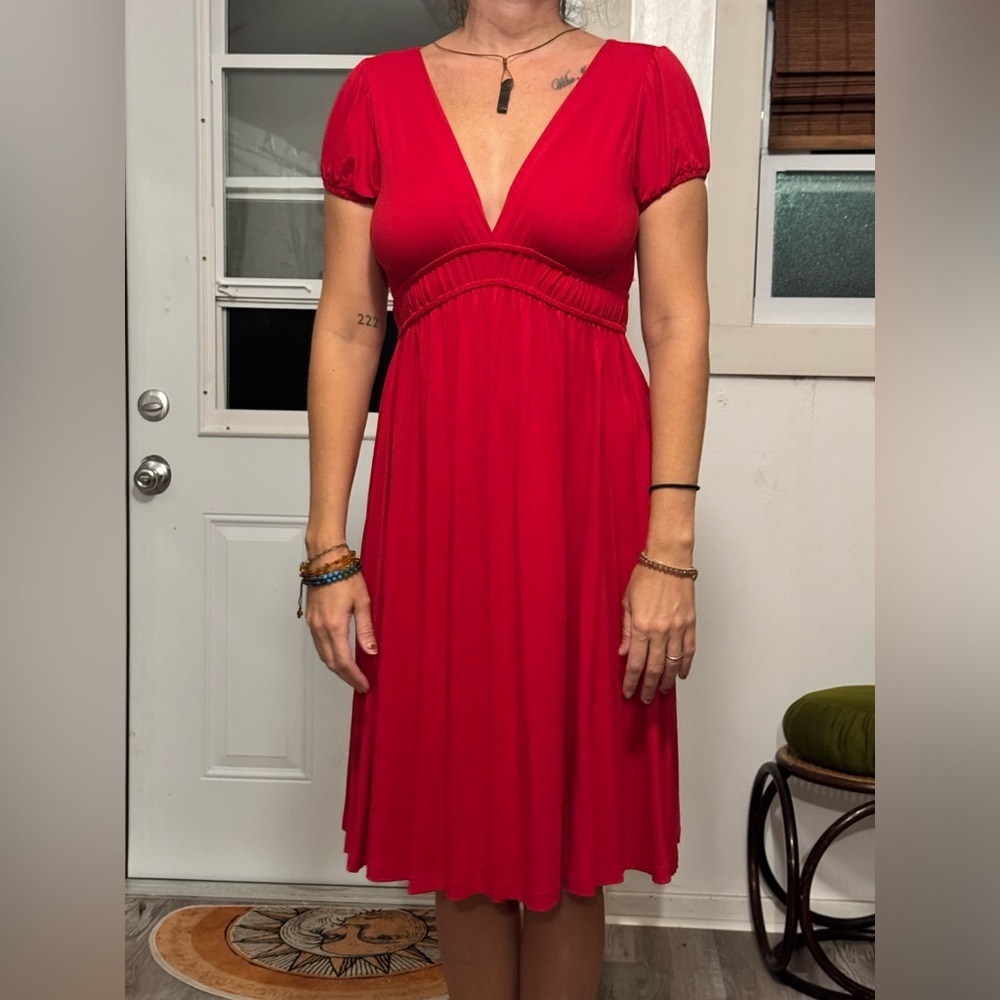 Vintage Boston Proper Red dress size small - Picture 5 of 6
